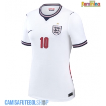 Camisa de time de futebol Inglaterra Jude Bellingham #10 Replicas 1º Equipamento Feminina Mundo 2026 Manga Curta